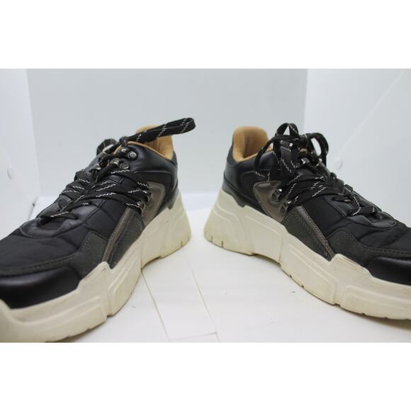 Free People Black Victoria Platform Sneakers sz 40 EU / 10 US - Picture 3 of 5